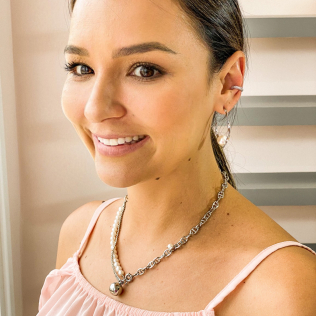 Piercing falso cravejado