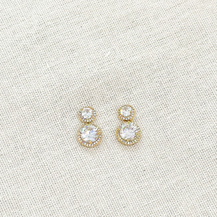 Brinco ponto de luz duplo 