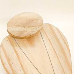 Corrente Prata 3 Corações em Madreperola + Cravejado 