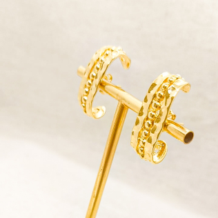 Brinco Ear Hook Martelado