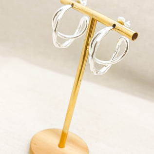 Argola com 2 hastes orgânica