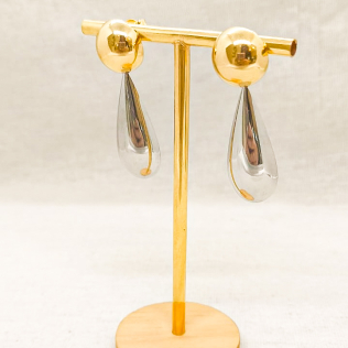 Brinco Mix de Banho Esférico com Gota Pendente