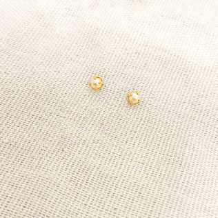 Brinco infantil pérola 