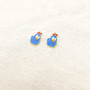 Brinco infantil resinado Galinha pintadinha