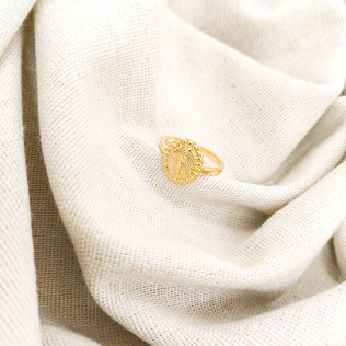 Anel com imagem Nossa Senhora das Graças