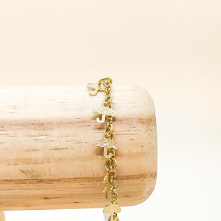 Pulseira infantil guarda-chuva