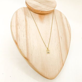 Corrente com placa Nossa Senhora