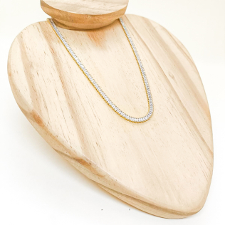 Riviera Dourada Baguete Cristal