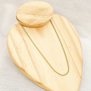 Malha Baiana Fina Banhada em Ouro