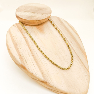 Corrente malha baiana 4mm.