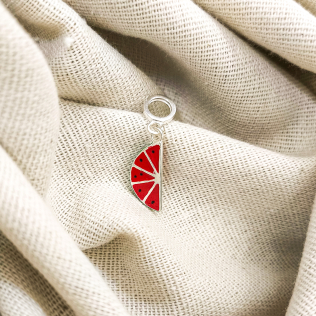 Berloque melancia resinado