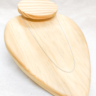 Corrente grumet fina prata