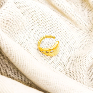 Piercing fake  com 3 pontos de luz