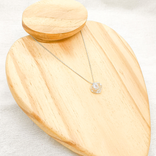 Corrente Rosa com Ponto de Luz