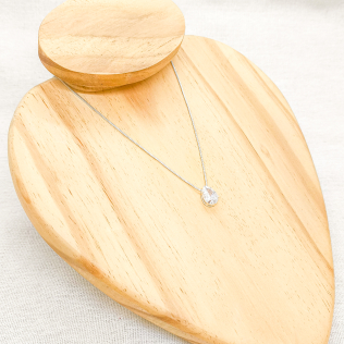 Corrente Veneziana Prata Cristal Gota 