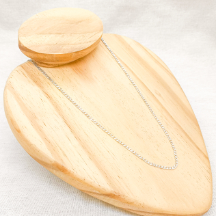 Corrente grumet prata 3mm