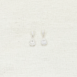 Argola click com gota moldurada