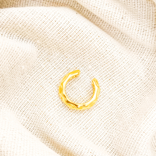 Piercing Fake Dourado Martelado