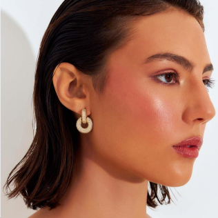 Brinco Elos cravejados