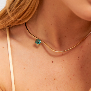 Aro Irregular com Esmeralda Fusion