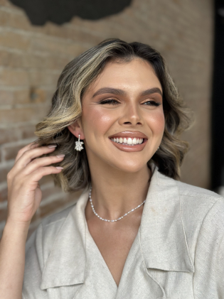 Argola Prata Cascata de Perola 