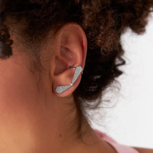 Brinco Ear Cuff Gravatinha 