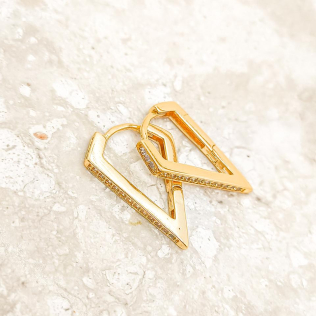 Argola Click Diamond Shine 