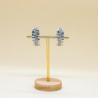Brinco Ear Hook Martelado rodinado