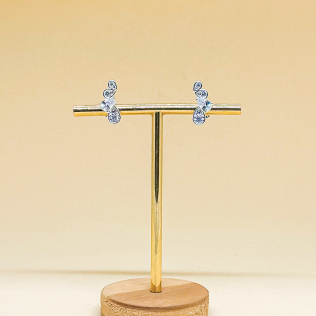 Brinco Pino Mini Earcuff de Gotinhas 